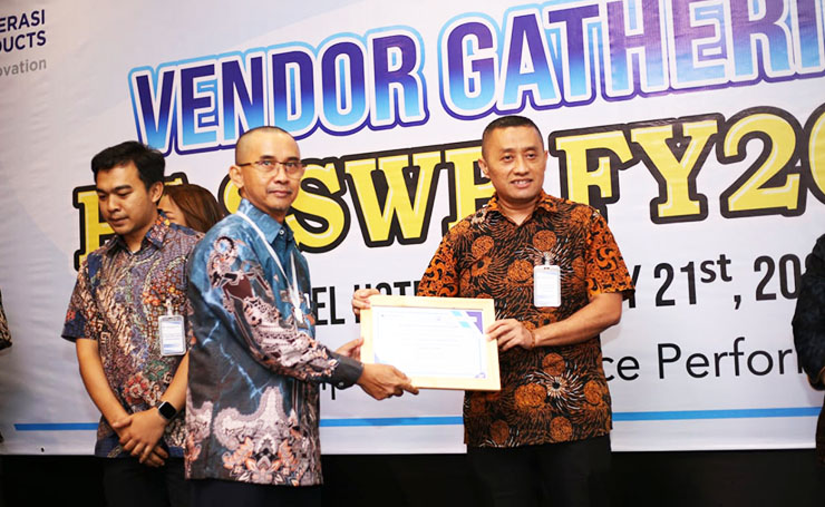 PT. Sinar Mutiara Cakrabuana Raih Penghargaan Vendor Terbaik dari PT. Sumiden Serasi Wire Production