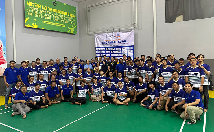 PT. Sinar Mutiara Cakrabuana sebagai Sponsor Utama Turnamen Bulutangkis Kalpati Cup-8