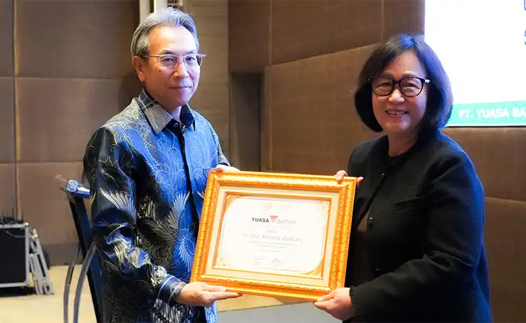 PT Sinar Mutiara Cakrabuana Terima Yuasa Battery Supplier Appreciation Award 2025