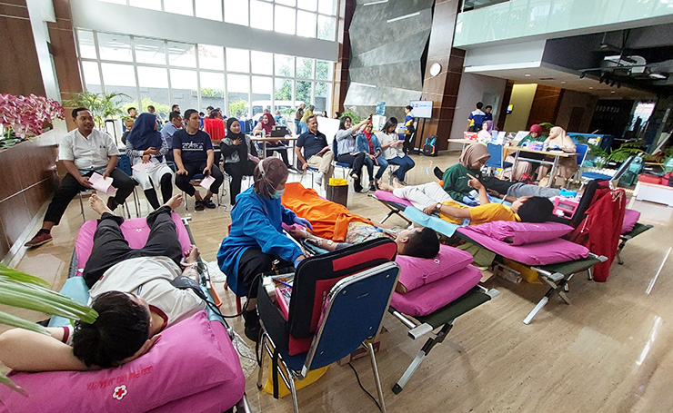 Donor Darah di Wisma 47: Aksi Kemanusiaan Yang Nyata