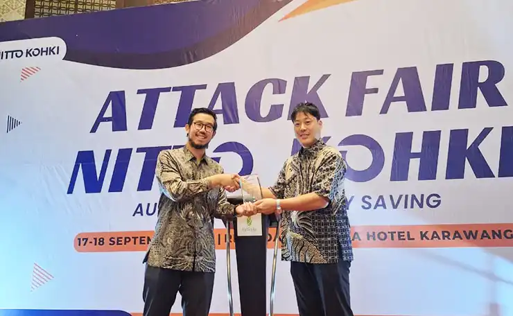 PT Radiant Jaya Bersama Raih Best Distributor Award dari Nitto Kohki